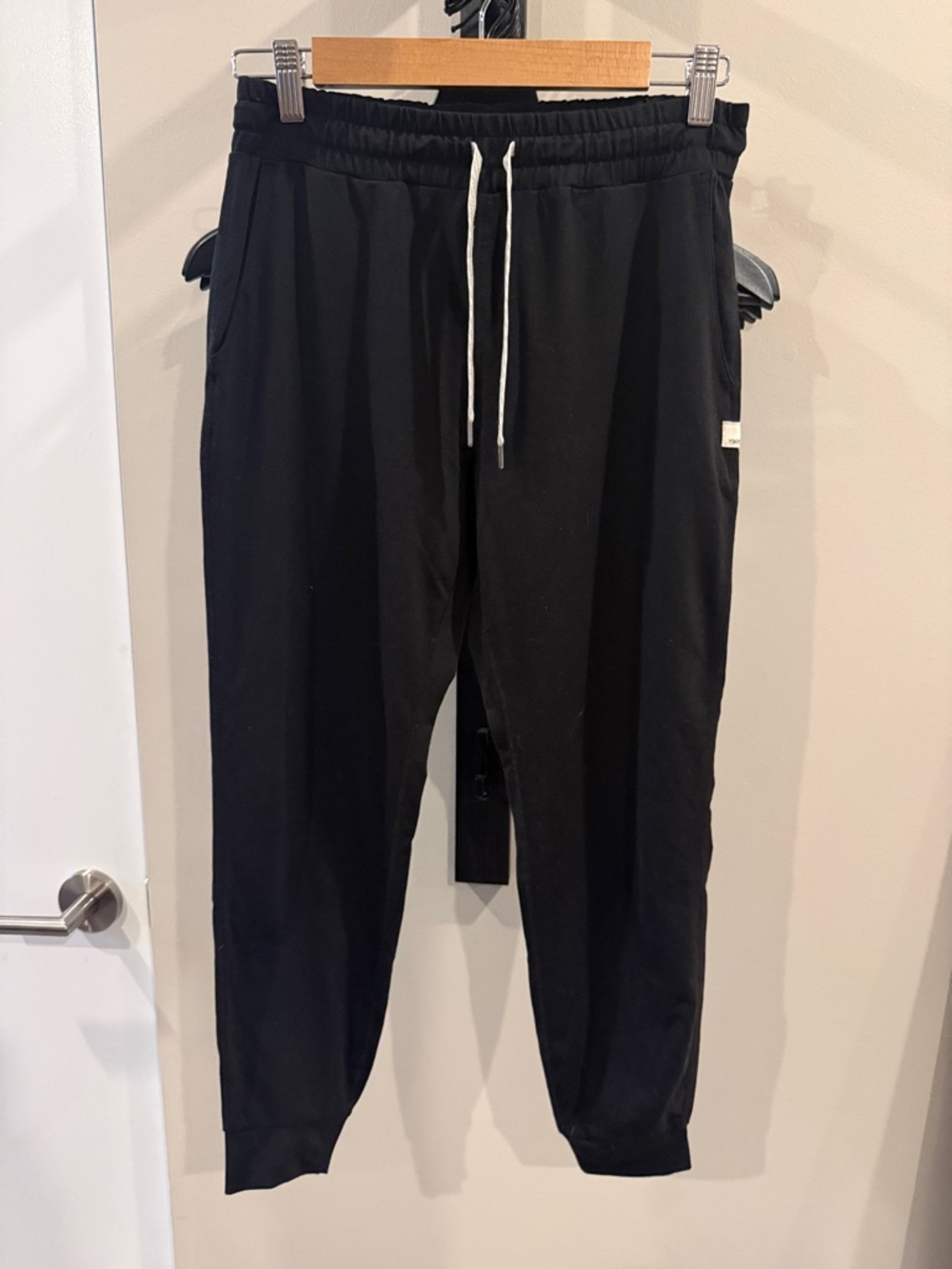 Vuori Black Drawstring Jogger Pants